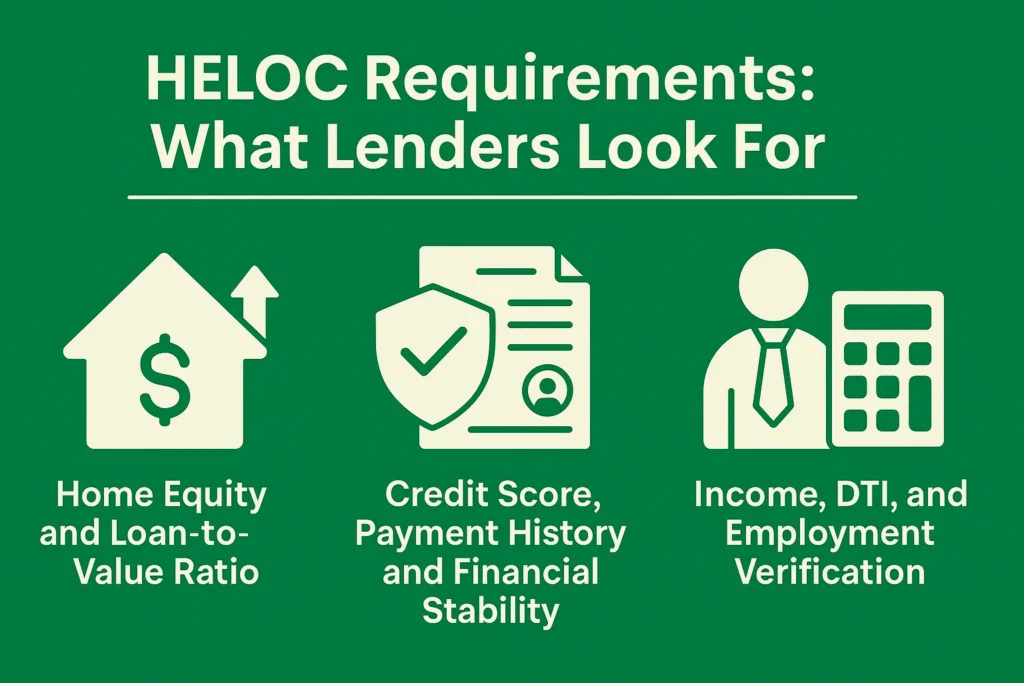 HELOC Requirements What Lenders Look For