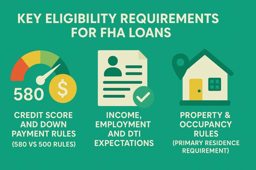 Key Eligibility Requirements for FHA Loans