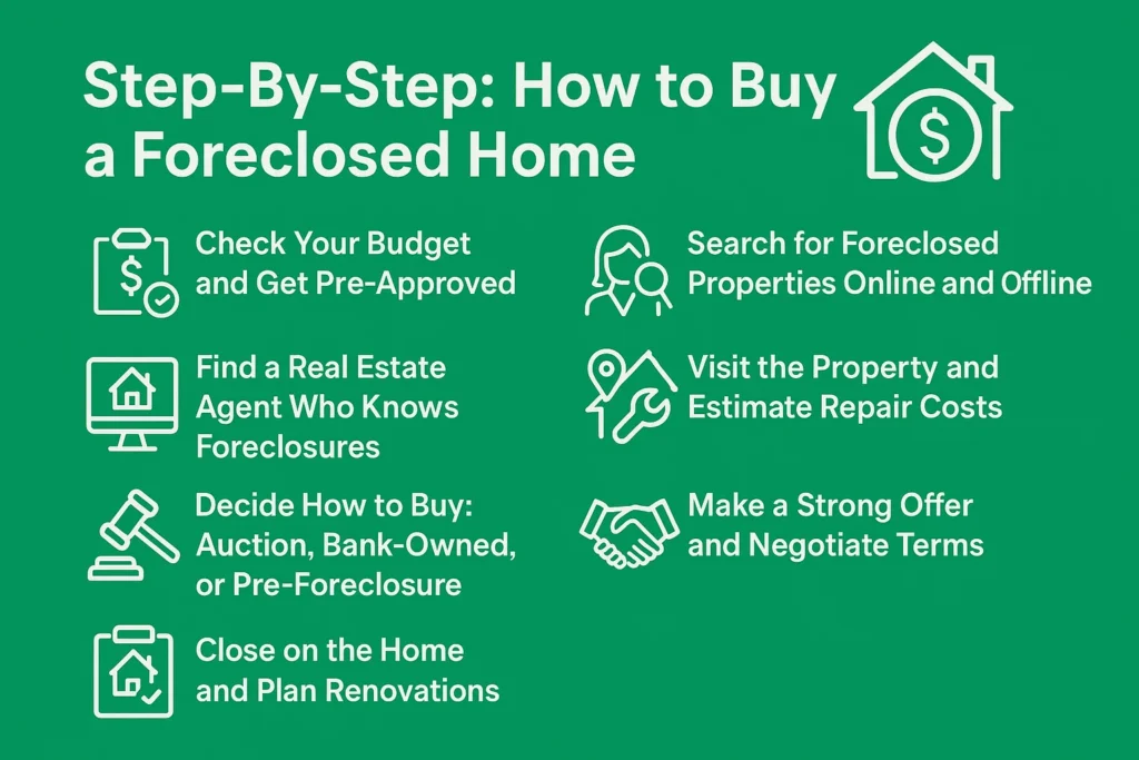 Step-By-Step How to Buy a Foreclosed Home